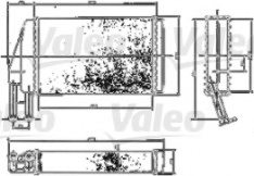 VALEO 883453 Heat Exchanger, interior heating
